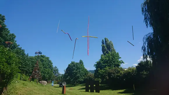Ausstellung im Skulpturenpark: Kunst auf der Liegewiese des Faulerbads und in der Faulerstraße