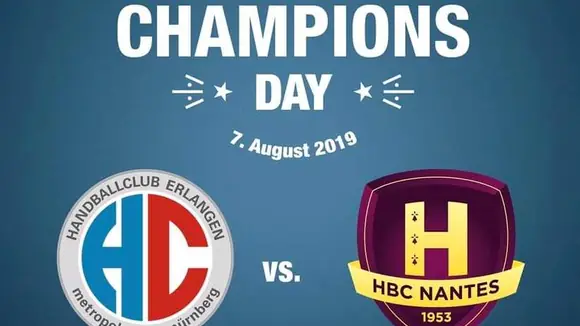 HC Erlangen begrüßt HBC Nantes zum 2. Erlanger Champions Day