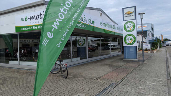 Neue e-motion e-Bike Welt in Heidelberg eröffnet