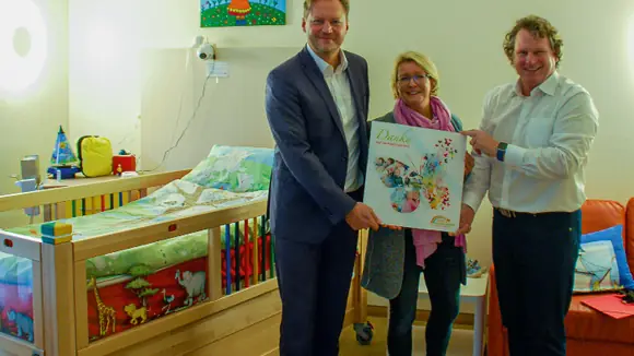 Sonepar unterstützt soziale Einrichtung. Zwei neue Pflegebetten für das Kinder- und Jugendhospiz Regenbogenland