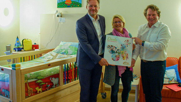 Sonepar unterstützt soziale Einrichtung. Zwei neue Pflegebetten für das Kinder- und Jugendhospiz Regenbogenland