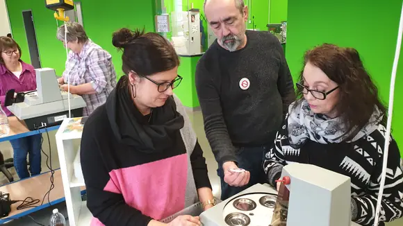 Boom: Buttons gegen Händeschütteln