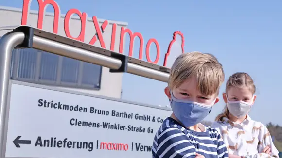Mützenhersteller maximo launcht Webshop und setzt auf Mund und-Nasen- Masken für Kinder und Erwachsene