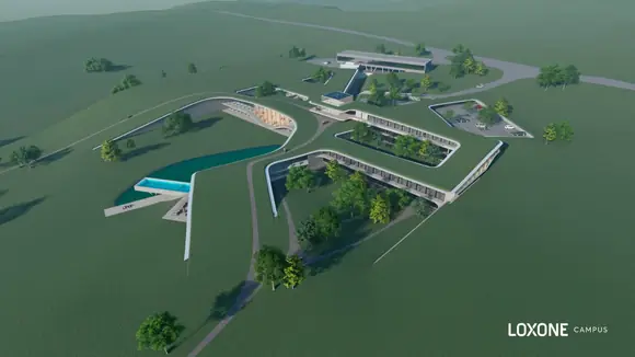 Der Loxone Campus wird gebaut: Das Epizentrum für intelligente Gebäudeautomation im Herzen Europas