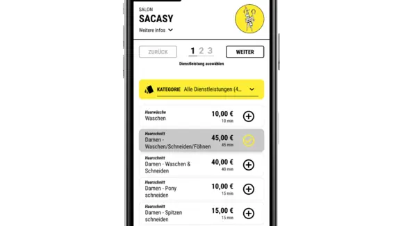 Sacasy Booking - Das online Buchungssystem für Friseure, Spas und Beautysalons