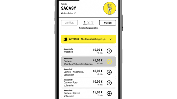 Sacasy Booking - Das online Buchungssystem für Friseure, Spas und Beautysalons