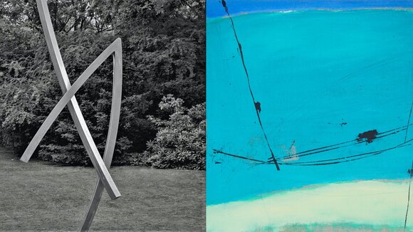 Ausstellung: Karl Menzen | Karen Lüderitz MELOS – Raumklang | Farbklang