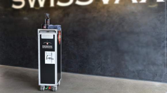 Swissvax funktionieren Trolley aus der Luftfahrt um