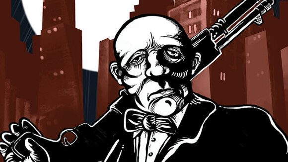 Ein mit Schießpulver geschriebener Thriller mit Filmsequenzen