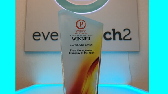 Prestige Awards küren eventshoch2 zur Eventmanagement Company of the Year 2020