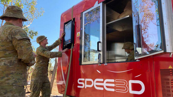 Australische Armee treibt Feldversuch der 3D-Druck-Maschine von SPEE3D ins Extrem