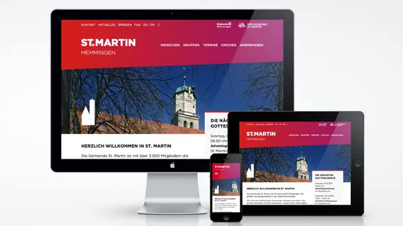 Markenentwicklung und Corporate Design für die bedeutende Stadtkirche St. Martin in Memmingen