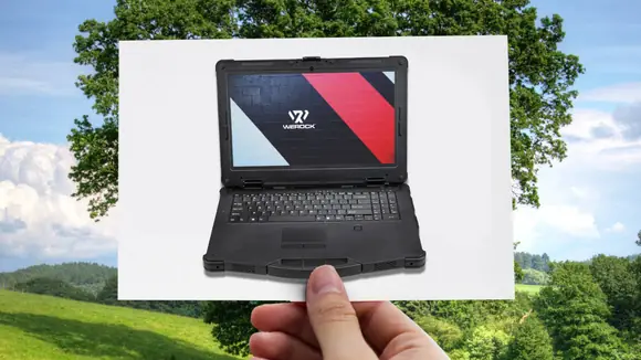 WEROCK präsentiert CO2-neutrales Industrienotebook