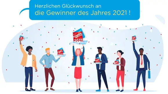 Wettbewerb „Gewählt zum Kundenservice des Jahres“ gibt Preisträger bekannt