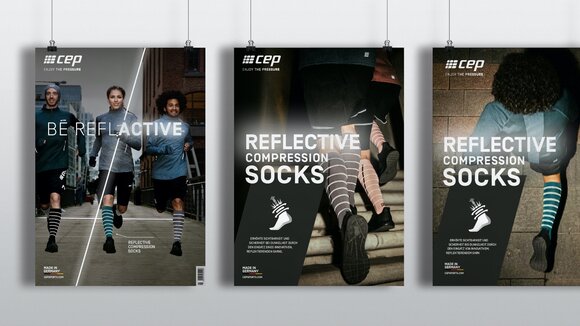 BE REFLACTIVE – Neue Kampagne für cep Sports. Volle Sichtbarkeit auch in der Dunkelheit.