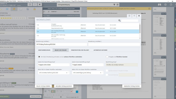 Digitale Workflow Funktionen für Ihr Unternehmen dank Dokumentenmanagement PaperOffice DMS