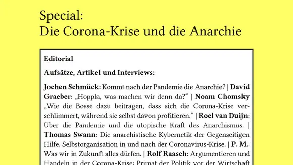 espero-Special: Die Corona-Krise und die Anarchie