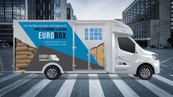 Transportgewerbe - SPECTRA Fahrzeugbau stellt ihren neuen Leichttransporter-Kofferaufbau vor