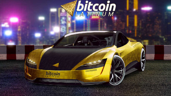 Bitcoin Latinum lanciert das weltweite Werbegeschenk für die Tesla Roadster-Sonderedition