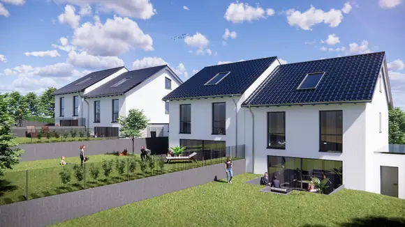 Neuer Wohnraum für Familien: KSK-Immobilien vermittelt vier Doppelhaushälften in Kürten-Biesfeld