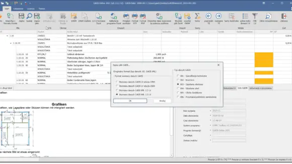 Easy to use: Small Software tool for the German GAEB standard