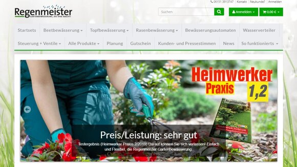 Regenmeister startet Gartensaison 2021