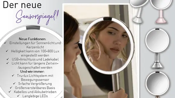 simplehuman – Die neue Generation des Sensorspiegels
