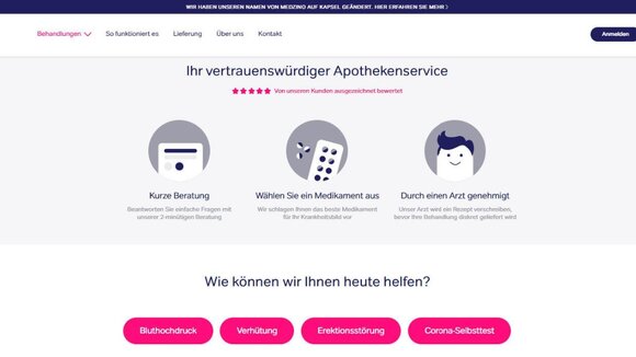 Online Arzt Dienst Medzino heißt jetzt Kaspel