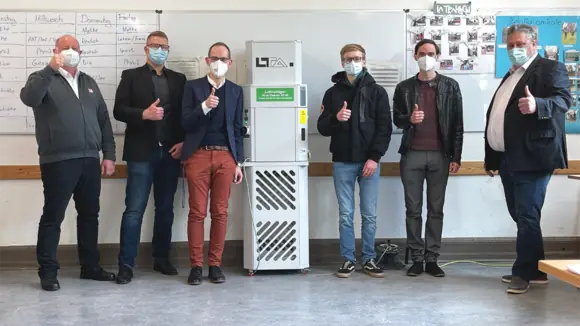 Aktiver Schutz und gesundes Raumklima für die Klaus-Groth-Schule in Neumünster mit antiviraler Luftfiltration Virus Cleaner