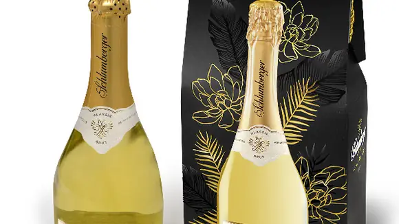 Ein Knaller in Sachen Veredelung - Karl Knauer entwickelt Geschenkverpackung für Schlumberger Sekt