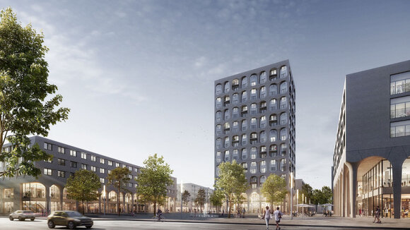 Stadtsparkasse München im neuen Stadtquartier ZAM