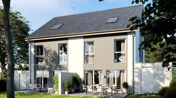 KSK-Immobilien vermittelt vier Doppelhaushälften und drei Reihenhäuser in Siegburg