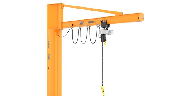 SWF Krantechnik führt Schwenkkran VECTO jib ein