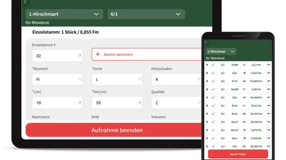 TimberData Holzaufnahme-App ist released: Erster Baustein der neuen Warenwirtschaft von DekaData