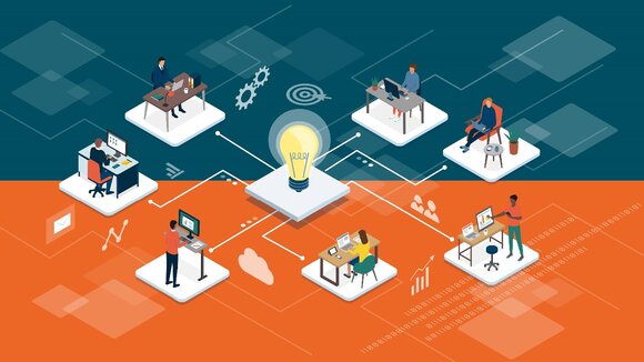 Bei Step Ahead entwickeln Anwender ihre Software selbst mit