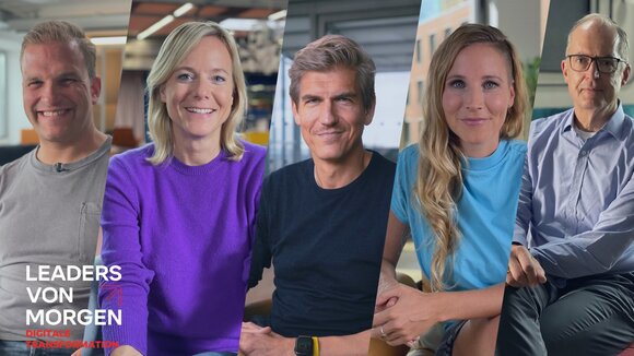 Lernbegleiter*innen - die Digitalexpert*innen Philipp Depiereux, Nina Pütz, Philipp Pausder, Fränzi Kühne & Gisbert Ruehl