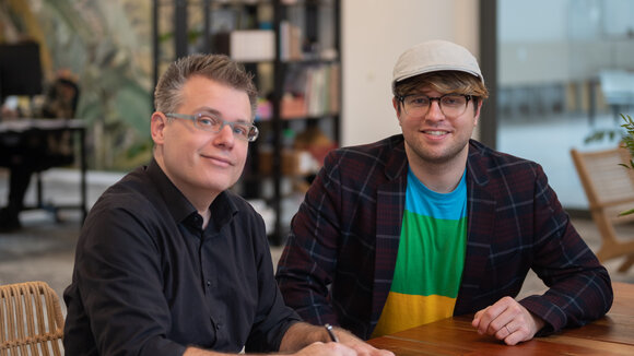 Christoph Weiss (Glockenweiß) und Karsten Kossatz (indipendesk)