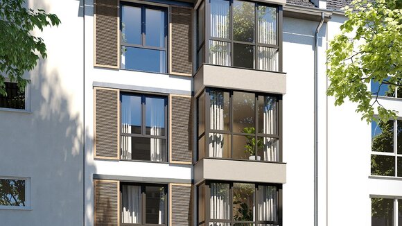 Neubauprojekt der KSK-Immobilien GmbH in Köln-Sülz.