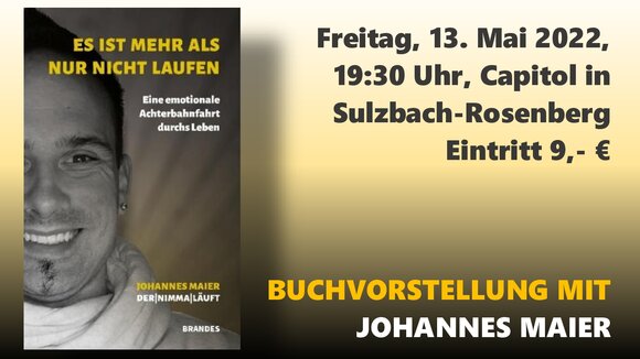 SAVE THE DATE: 13.05.2022, 19:30 Uhr - Buchvorstellung