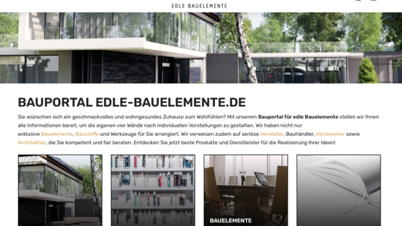 Relaunch von Edle-Bauelemente.de