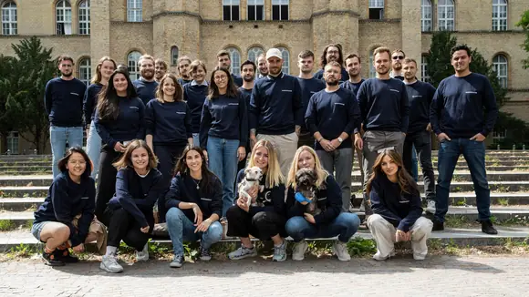 Gruppenfoto des Waehousing1 Teams