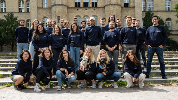 Gruppenfoto des Waehousing1 Teams