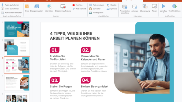 iSpring Suite 11 Oberflache