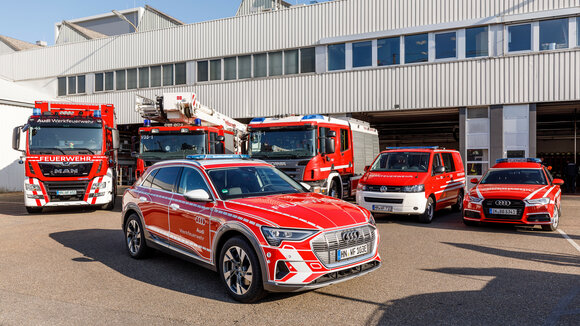 Die Werkfeuerwehr Audi Neckarsulm feiert Jubiläum: 125 Jahre Sicherheit, Prävention und Schutz