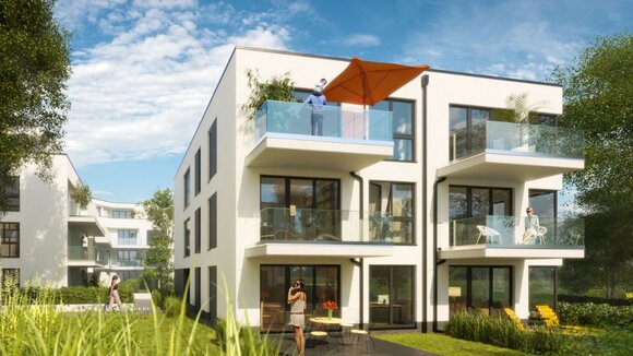 Neubauprojekt der KSK-Immobilien GmbH in Troisdorf-Sieglar.