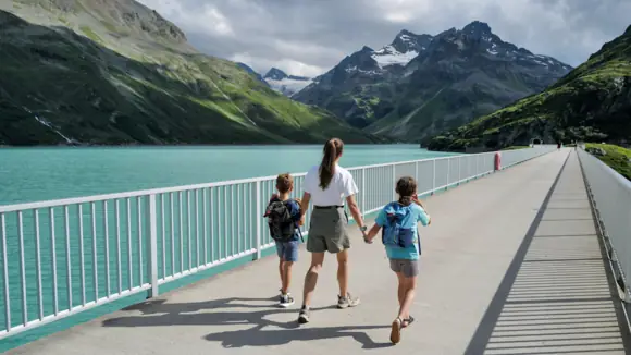 Sommer mit Kindern in den Bergen