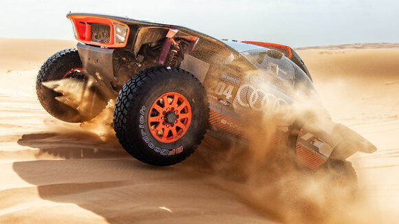 Rallye Dakar 2024 Audi RS Q e-tron #204 (Team Audi Sport), Carlos Sainz/Lucas Cruz