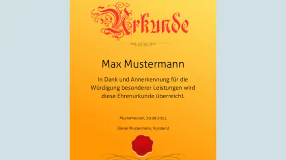 Online Urkunden-Designer 