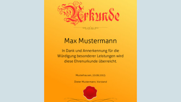 Online Urkunden-Designer 