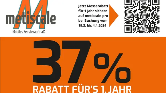 metiscale Messerabatt zur Fensterbau Frontale 2024